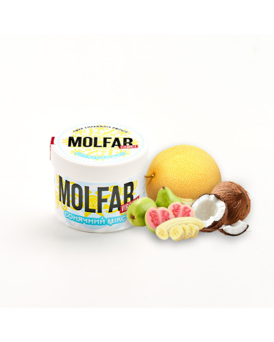 Тютюн Molfar Verginia Line Сонячний мікс (Гуава, Диня, Банан, Кокос) 40 г