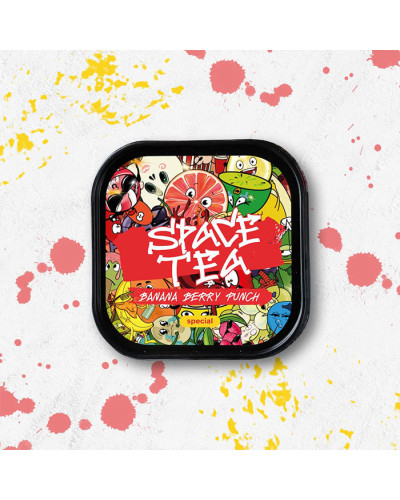 Безникотиновая смесь Space Tea Banana Berry Punch (Бананово-ягодный микс) 100 г