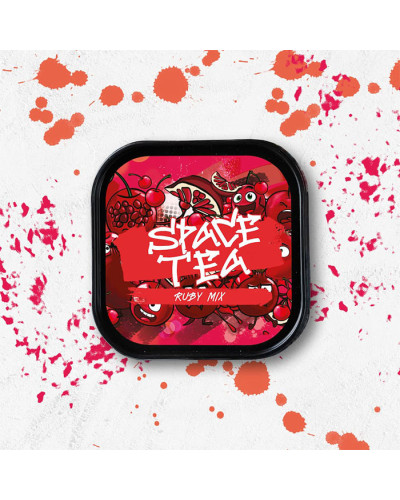 Безникотиновая смесь Space Tea Ruby Mix (Гранат, Вишня) 100 г
