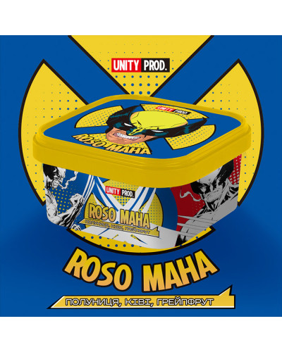 Тютюн Unity Urban Rosomaha (Полуниця, Ківі, Грейпфрут) 250 г