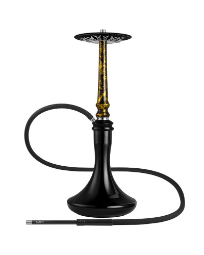 Кальян Tiaga Hookah Astra Gold на колбі Craft Black 57 см