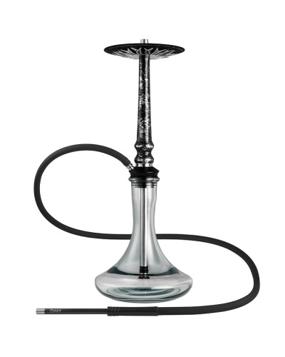 Кальян Tiaga Hookah Astra Silver на колбі Craft Clear 57 см
