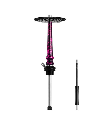 Кальян Tiaga Hookah Astra Pink на колбі Craft Black 57 см - фото 2