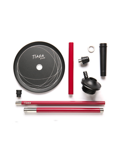 Кальян Tiaga Hookah IRIS Red 60 см - фото 2