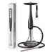 Кальян Tiaga Hookah Бита Black на колбі Craft Gray 70 см - фото 1
