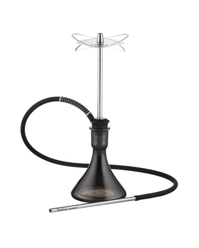 Кальян Tiaga Hookah Orbita Silver на колбі Candy Black 57 см