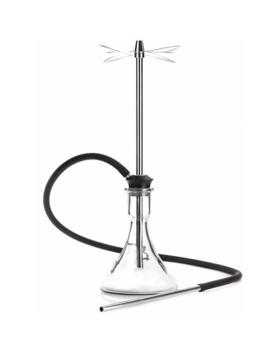 Кальян Tiaga Hookah Orbita Silver на колбі Candy Clear 57 см