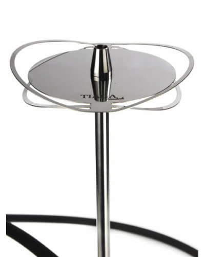 Кальян Tiaga Hookah Orbita Silver на колбі Candy Clear 57 см - фото 3