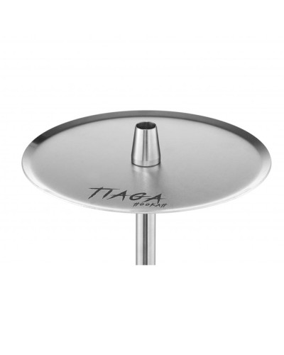 Кальян Tiaga Hookah Classic Silver на колбі Craft Clear 57 см - фото 3