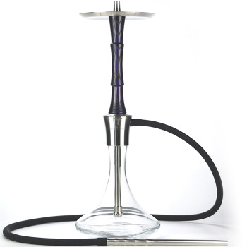 Кальян TOTEM Hookah Idol Purple Noir на резьбе с колбой 67 см