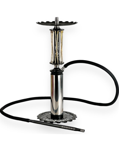 Кальян Trumpet Hookah Rider W-40 S-Still Black Gold 49 см