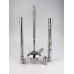 Кальян Trumpet Hookah Moar Silver з колбою Craft Clear 54 см - фото 2
