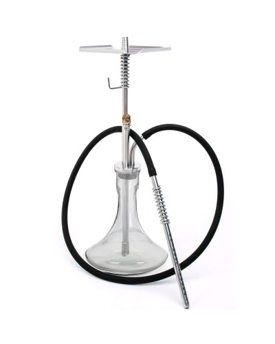 Кальян Trumpet Hookah Skull Silver 60 см