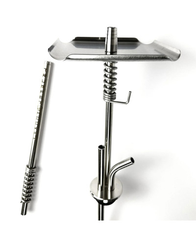 Кальян Trumpet Hookah Silver 60 см - фото 3
