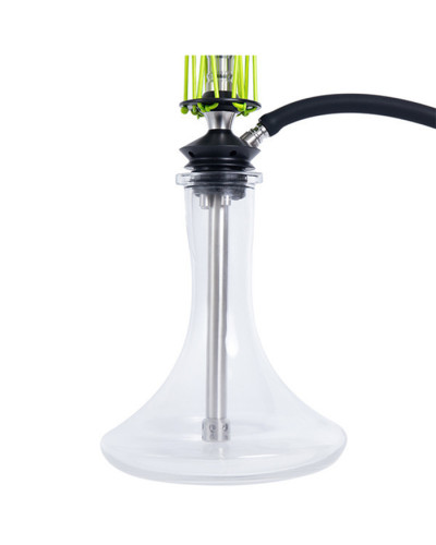 Кальян Trumpet Hookah Rider Lime на колбі Clear 57 см - фото 4