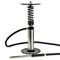 Кальян Trumpet Hookah Rider S-Still Black Super Mat 49 см