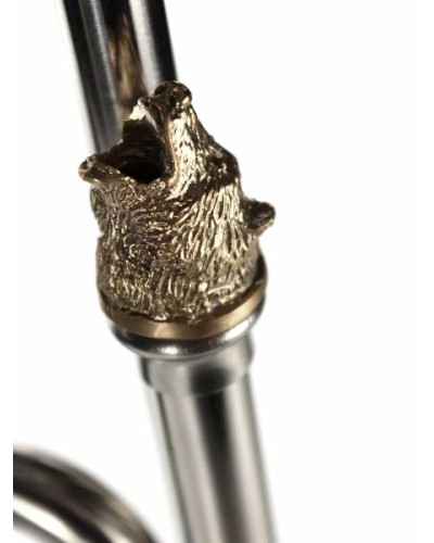 Кальян Trumpet Hookah Bear Silver 60 см - фото 4