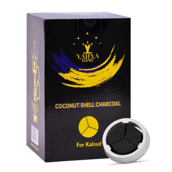 Кокосовый уголь для кальяна Yahya Elegance King Kaloud 1 кг Yahya (США) - фото 28