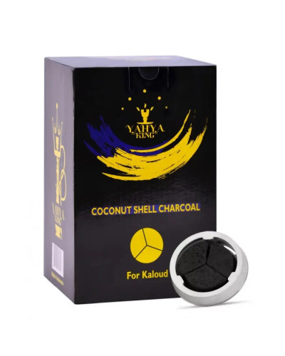 Кокосове вугілля Coco Yahya Elegance King Kaloud 1 кг