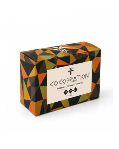 Кокосове вугілля Cocobration 27 мм (6 кубиків)