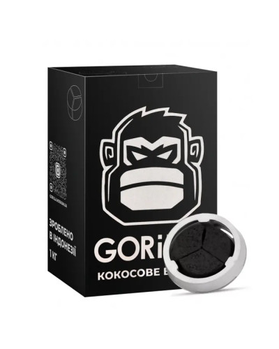 Кокосове вугілля Gorilla Kalaud 1 кг