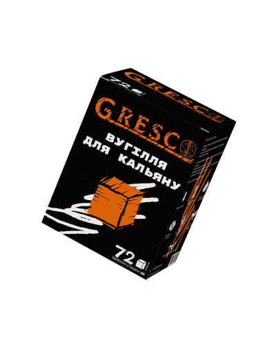 Горіхове вугілля Gresco (в коробці) 1 кг