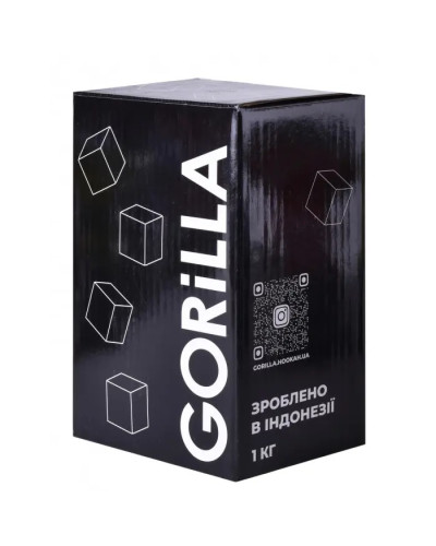 Кокосове вугілля Gorilla 1кг - фото 2