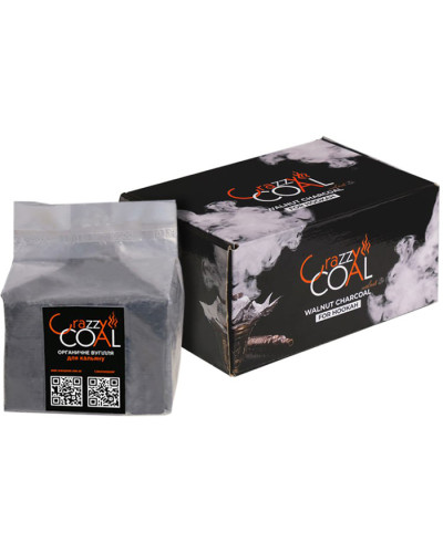 Горіхове вугілля Crazzy Coal (в коробці) 1 кг