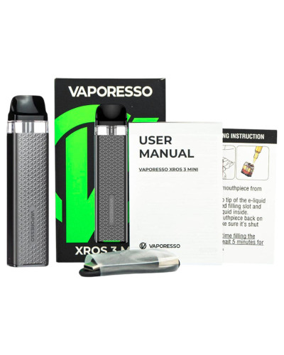 Стартовий набір Vaporesso Xros 3 Mini - Space Grey - фото 6