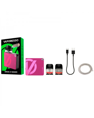 Стартовий набір Vaporesso Xros 3 Nano Original - Rose Pink - фото 7