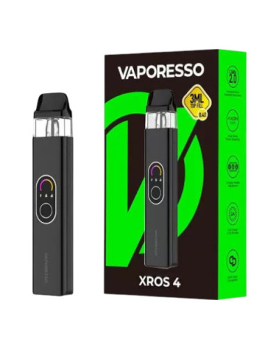 Стартовий набір Vaporesso XROS 4 Kit 1000 mAh - Black