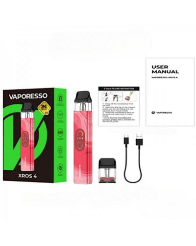 Стартовий набір Vaporesso XROS 4 Pod Kit 1000 mAh Original - Bloody Mary - фото 11