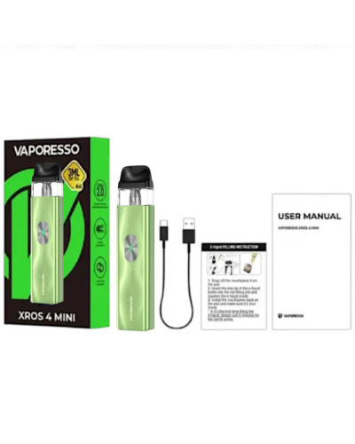 Стартовий набір Vaporesso XROS 4 Mini Ice Green - фото 10