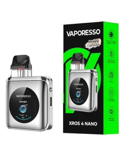 Стартовий набір Vaporesso XROS 4 Nano -Titanium Silver