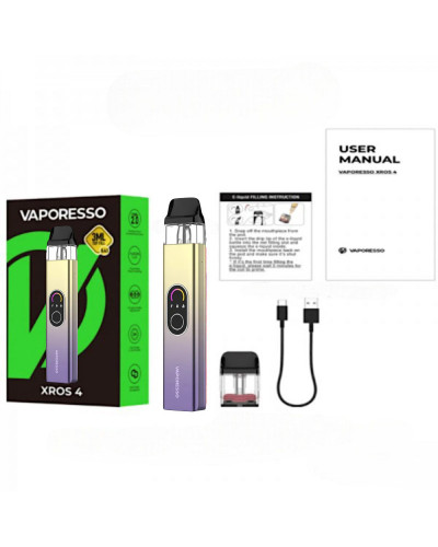 Стартовий набір Vaporesso XROS 4 Pod Kit 1000 mAh Original -Sunset Neon - фото 8