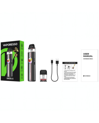Стартовий набір Vaporesso Xros 5 - Carbon Stripe - фото 6