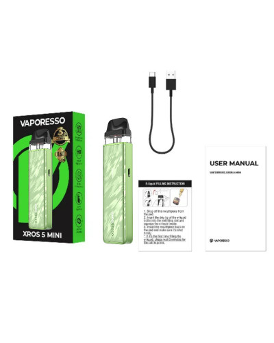 Стартовий набір Vaporesso Xros 5 Mini - Flowing Green - фото 7