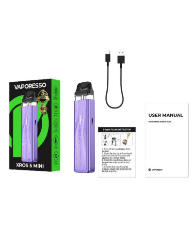 Стартовий набір Vaporesso Xros 5 Mini - Purple - фото 7
