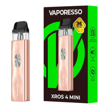 Стартовий набір Vaporesso XROS 4 Mini Pod Kit Champagne Gold - фото 22