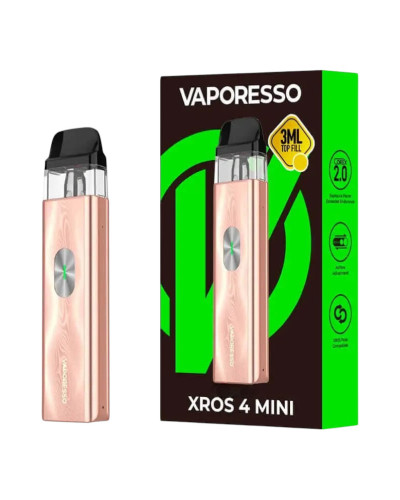 Стартовий набір Vaporesso XROS 4 Mini Pod Kit Champagne Gold