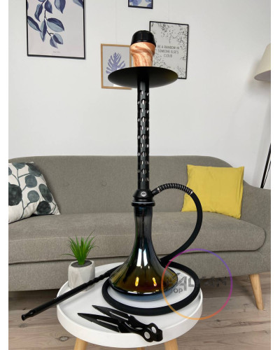 Кальян Yahya Aludots Black Edition 75 см