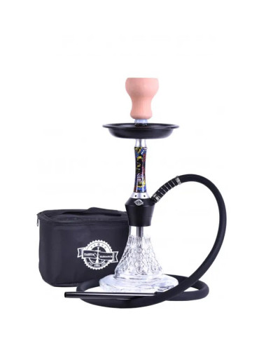 Кальян з сумкою Yahya Lotus Click Mini Black 43 см