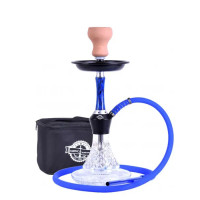 Кальян з сумкою Yahya Lotus Click Mini Blue 43 см