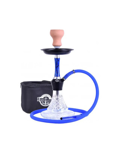 Кальян з сумкою Yahya Lotus Click Mini Blue 43 см