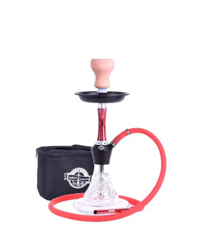 Кальян з сумкою Yahya Lotus Click Mini Red 43 см