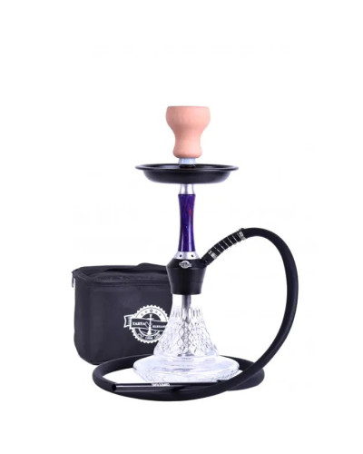 Кальян з сумкою Yahya Lotus Click Mini Violet 43 см
